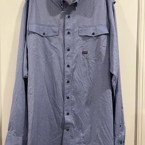 Ariat Rebar Blue Shirt 3XL Tall New without tags!